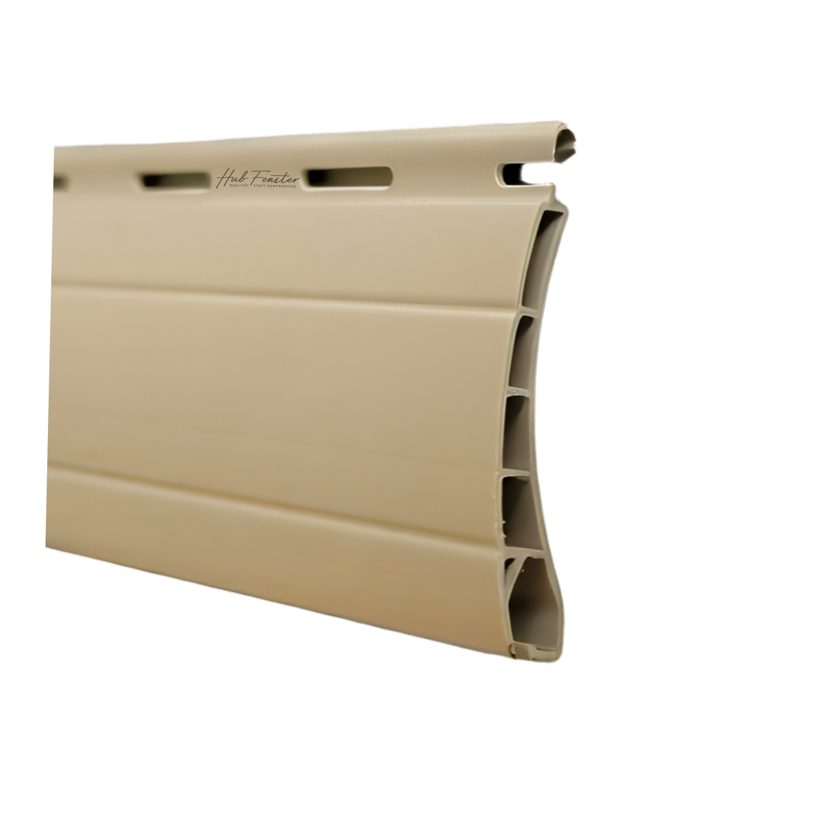 Rollladen Lamelle Mini 37 mm PVC Grau - Beige - Weiß