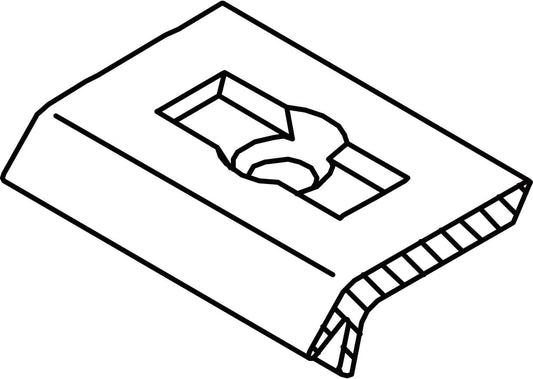 Ersatz-Klips Halter für Flügelabdeckprofil – System F16 F20