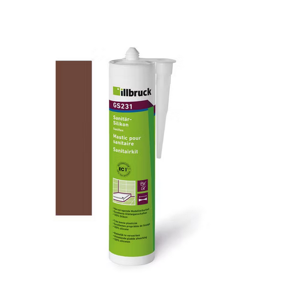 Illbruck GS231 Sanitär- und Glasbausilikon 310ml volcano