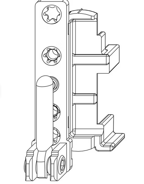 Maco 52704 Ecklager DT130 12/18 links Silber Multi Matic