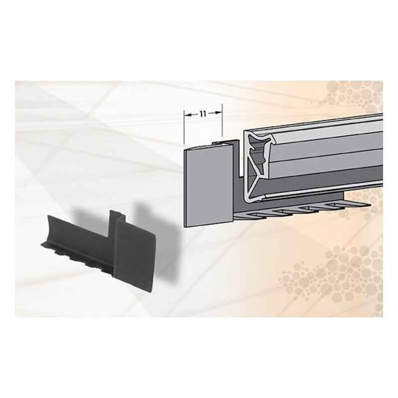 Endstück Universal für Stulp 12mm Fenster - Stulp Endstücke
