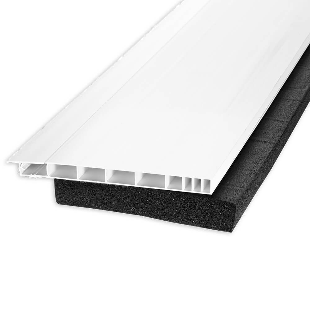 Rollladen Kastendeckel Kunststoff Weiß System - Zuschnitt