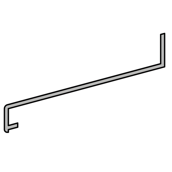 Z-60 | Z-Profil Aluminium für Fensterrahmen | Regenschiene Stockabdeckung | Rahmenprofil Z60