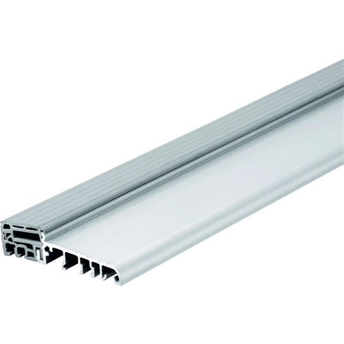 Roto Türschwelle Eifel 90TB III | EV1/grau | Deckel geriffelt | Haustürschwelle 90 mm Bautiefe | Thermisch getrennte Schwelle | Aluminium
