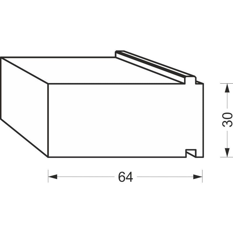Unterbaudämmprofil für Türschwellen 115,0 cm