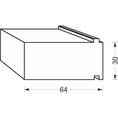 Unterbaudämmprofil für Türschwellen 115,0 cm