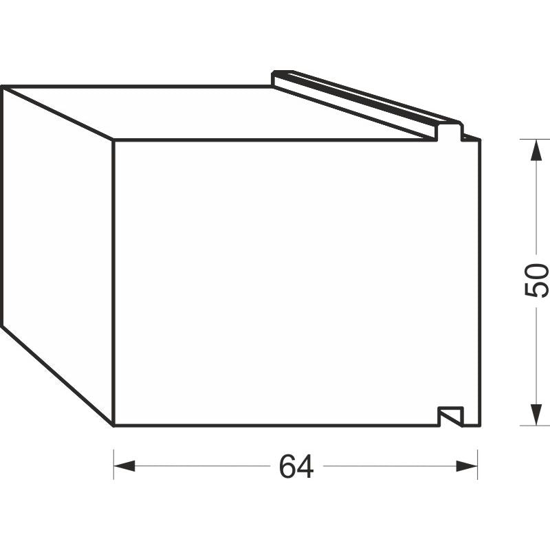 Unterbaudämmprofil für Türschwellen 115,0 cm