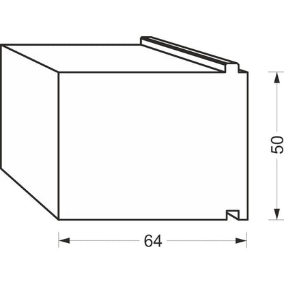 Unterbaudämmprofil für Türschwellen 115,0 cm