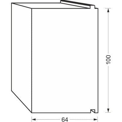 Unterbaudämmprofil für Türschwellen 115,0 cm