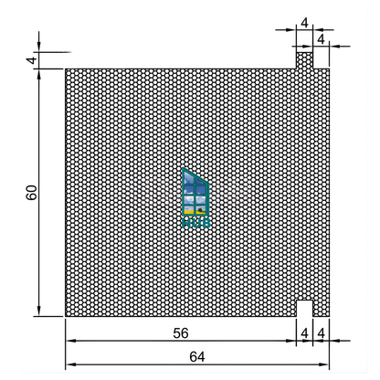 Unterbaudämmprofil 64mm | Bodeneinstandsprofil | Rahmenverbreiterung für Türschwellen,Fenster und Türen |Nut für Roto Eifel Schwelle
