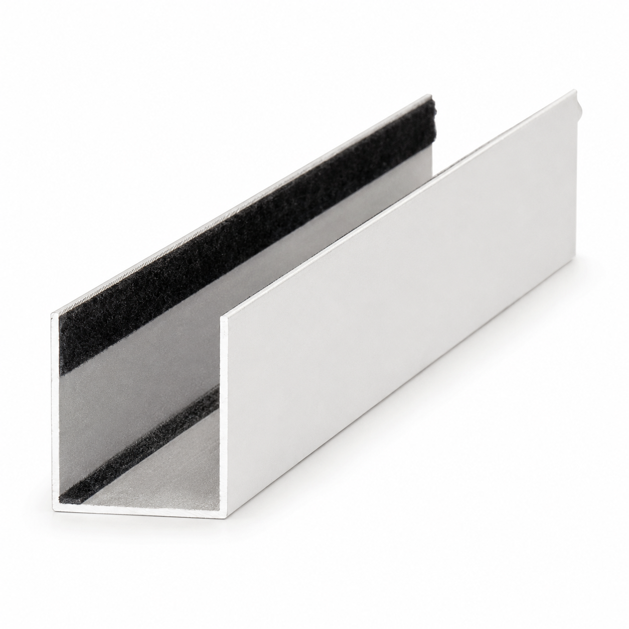 Aluminium Führungsschiene | 25x19x25mm | für MAXI-Kunststoffprofil Rollladen