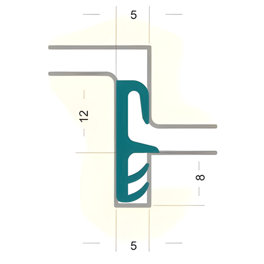 Fensterdichtung für Holzfenster Flügelfalzdichtung 4050