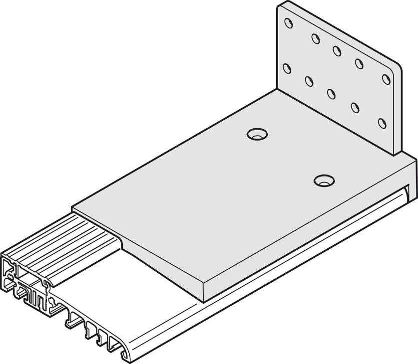 Schwellenhalter Haustürschwelle Befestigung zum Rahmen Universal für Roto Eifel TB 70-140mm