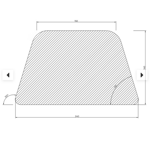 Fenster Sprosse 24x14 mm (Meranti/Kiefer)
