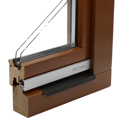 Z-Profil Z45 Aluminium – Stockabdeckung & Regenschiene für Holzfenster auf Maß