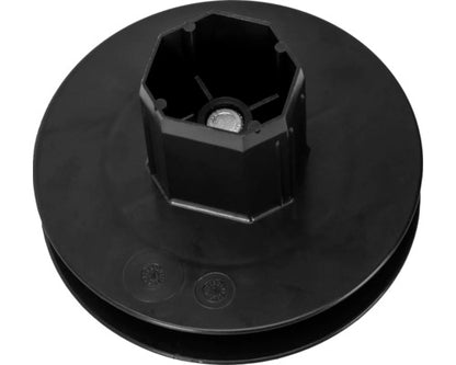 Gurtscheibe Mini SW 40. Ø 100 mm. Stahlstift außen. Ø 10 mm