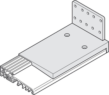 Schwellenhalter Haustürschwelle Befestigung zum Rahmen Universal für Roto Eifel TB 70-140mm