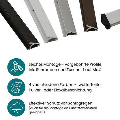 Wetterschenkel Y Detail Aluminium Profil Regenschutz Fenster
