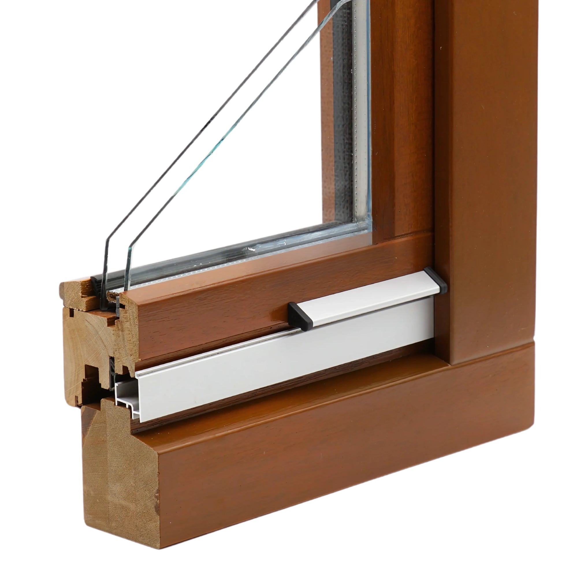 Wetterschenkel Y silber eloxiert Aluminium Regenschutz Fenster außen