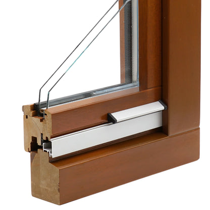 Wetterschenkel Y silber eloxiert Aluminium Regenschutz Fenster außen